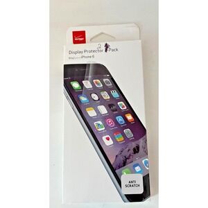 Verizon Display Protector (2 in pack), 1 Wipe and 1 Smoothing Card for iPhone 6